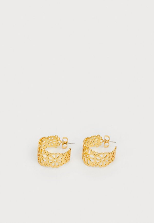 SPADE FLOWER LACE HOOPS - Earrings