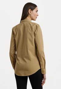 Lauren Ralph Lauren Featherweight Cotton Shirt - Košilová halenka  - camel