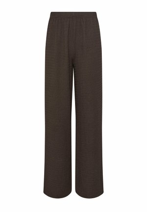 Long Tall Sally, TALL WIDE LEG TROUSERS - Bukser - chocolate