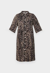 ONLANLIE DRESS  - Teksakleit - black/leo