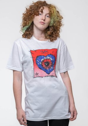 Paradiso Clothing THE CURE FRIDAY I M IN LOVE - Print T-shirt - white