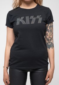 Paradiso Clothing KISS DIAMANTE CLASSIC LOGO - Print T-shirt - black