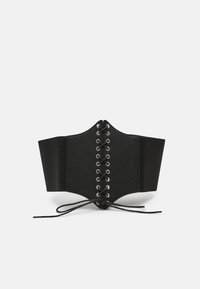 Ceinture taille haute - black/silver