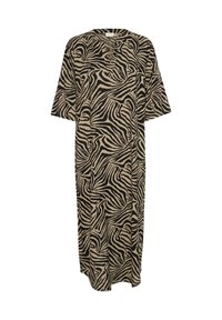 KAMILIA KAFTAN - Nappali ruha - chinchilla black animal print