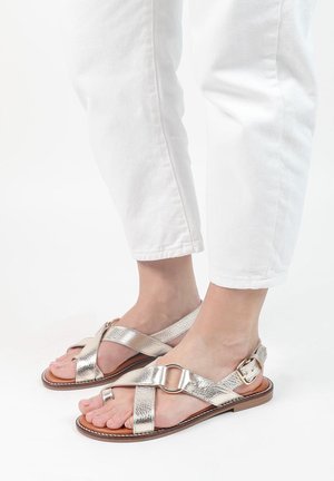 Riemensandalette - gold