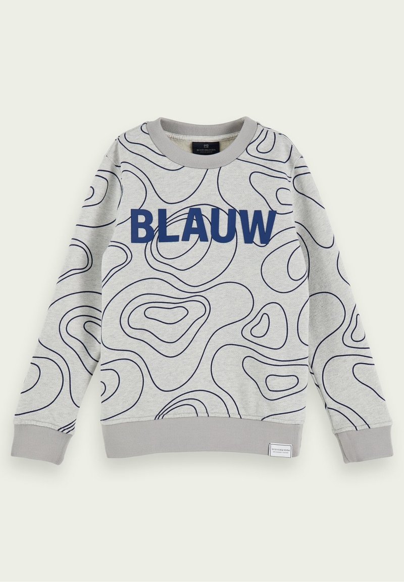 Scotch & Soda Felpa - grey melange