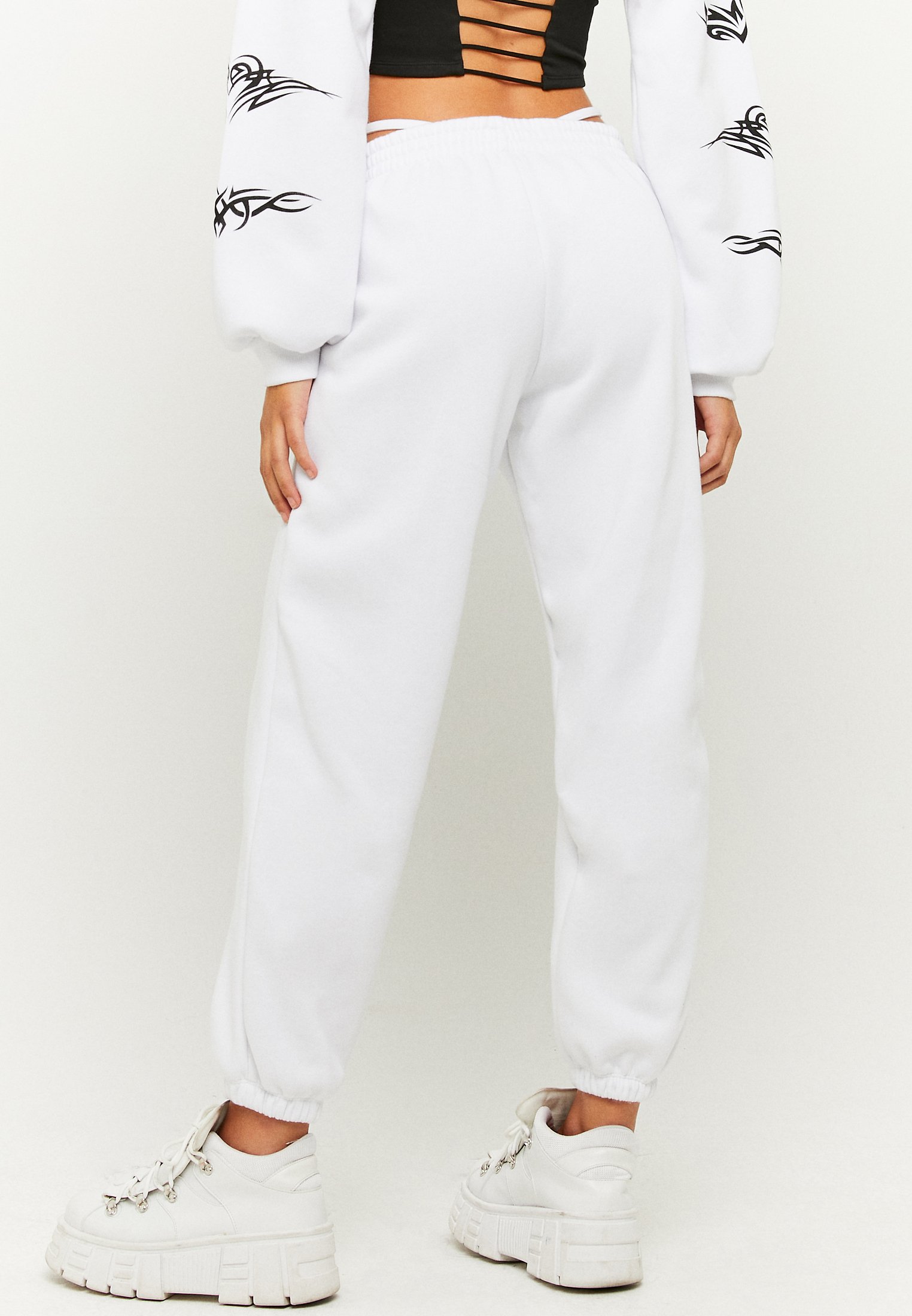 TALLY WEiJL Pantaloni sportivi - white/black/bianco - Zalando.it