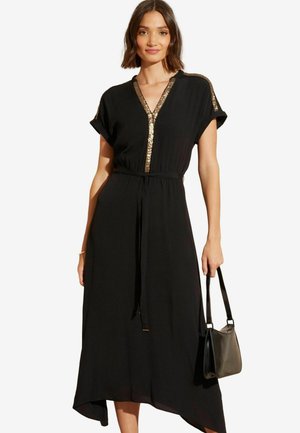 Love & Roses SEQUIN TRIM HANKY HEM SHORTS SLEEVE - REGULAR FIT - Dnevna haljina - black