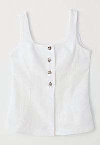 Button-down blouse - white