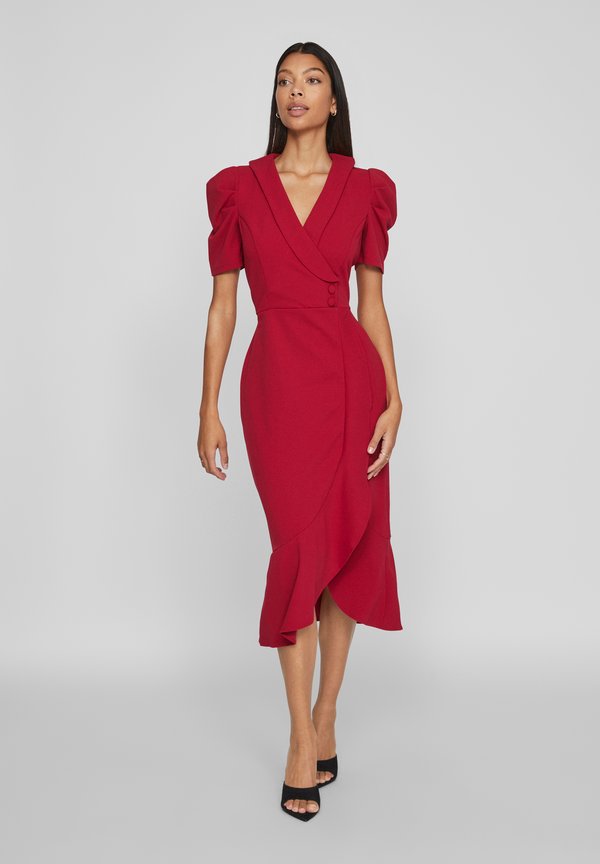 VICLARA MIDI DRESS  - Cocktail dress / Party dress - cerise
