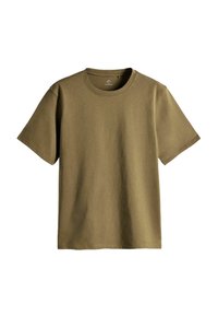 THE SET REGULAR FIT - 4 PACK SHORT SLEEVE - T-Shirt basic - black cream eru stripe khaki green