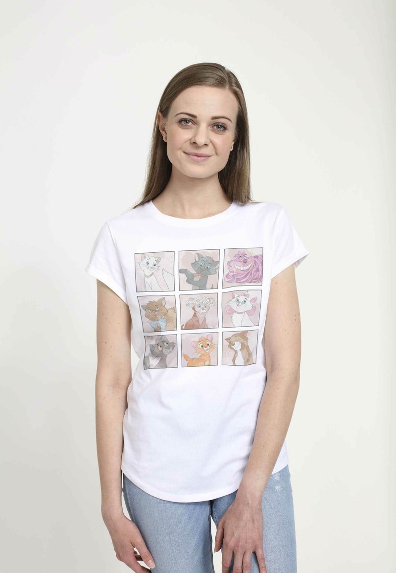 Disney - MICKEY AND FRIENDS DISNEY KITTIES - T-shirt con stampa - white, Ingrandire