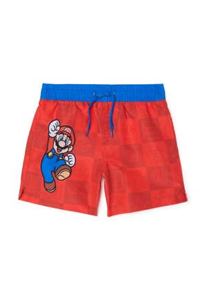 REGULAR FIT - Swimming shorts - red blue