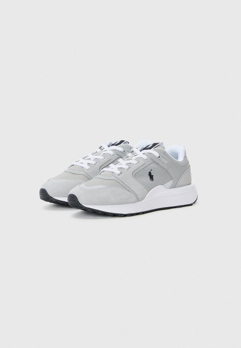 Polo by Ralph Lauren Gray and White Athletic Sneakers Polo Sport Ralph Lauren X-67 Sneakers Mens Sz 13 White Gray  main image 4
