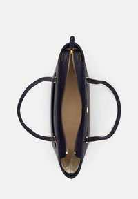 Lauren Ralph Lauren CROSSHATCH LEATHER MEDIUM KARLY TOTE - Kézitáska - refined navy
