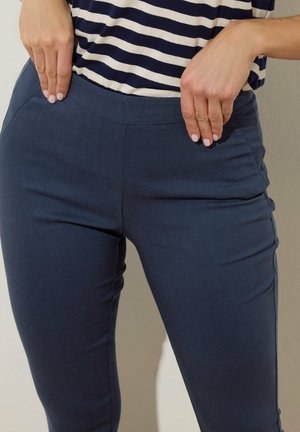 Long Tall Sally, TALL SLIM TROUSERS - Stoffhose - blue