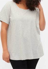 Zizzi Triko s potiskem - grey