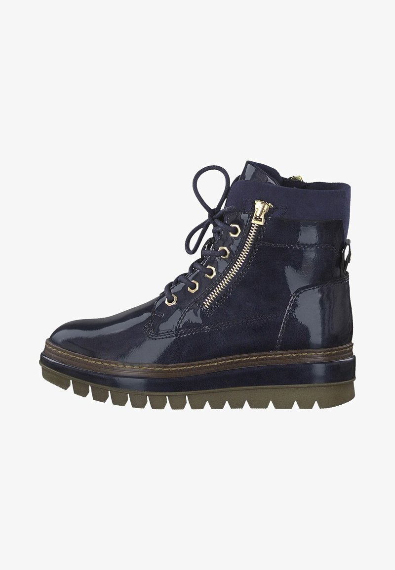Tamaris Stivaletti con plateau - blue
