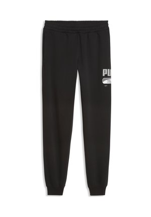 Puma, PUMA SPORT LOGO PLAY FLEECE SWEATHOSE - Jogginghose - black