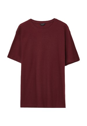 Calliope GIROCOLLO TINTA - T-shirt basic - rosso