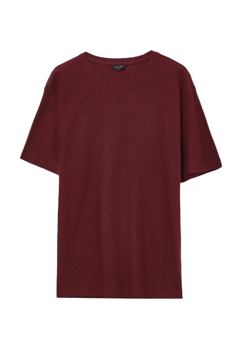 Calliope GIROCOLLO TINTA - T-shirt basic - rosso