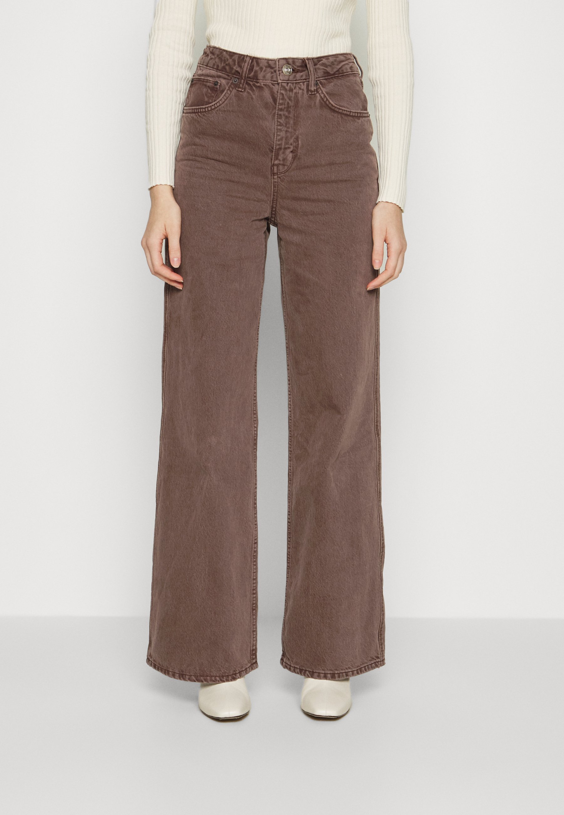 CHOC PUDDLE - Bootcut jeans - brown 