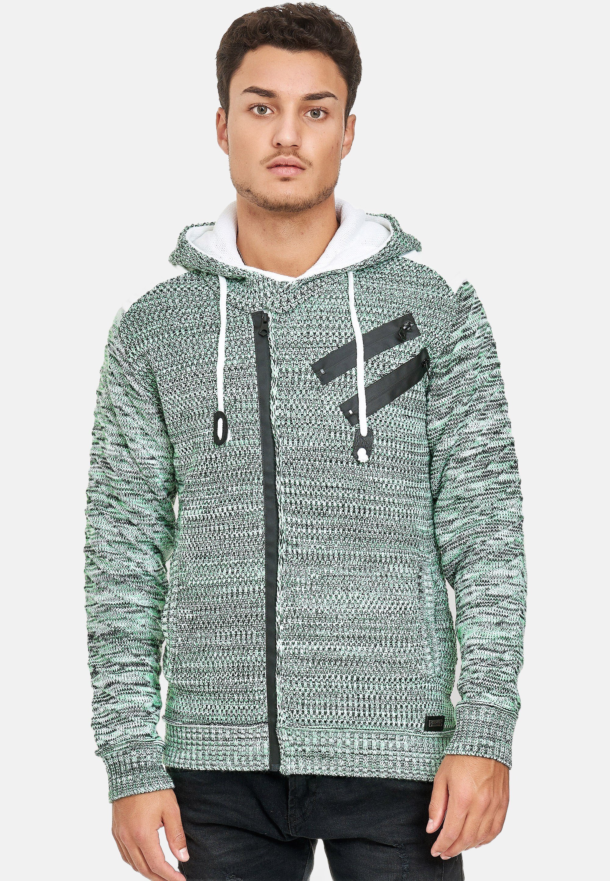 Rusty Neal Heren Streetwear capuchontrui verwassen sweatshirt met
