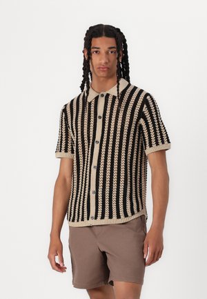 GAP BUTTON DOWN - Srajca - khaki/black