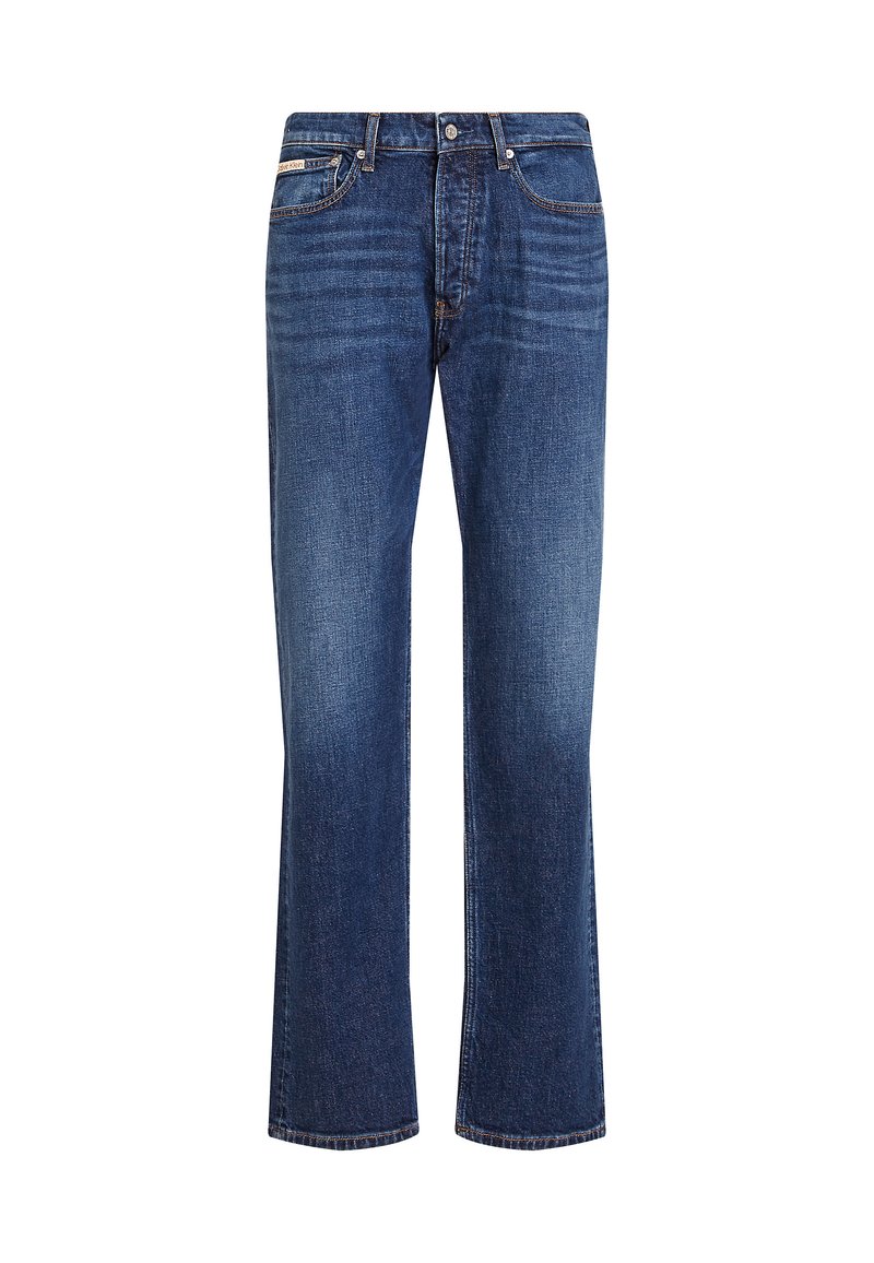 Calvin Klein Jeans Straight leg jeans donkerblauw denim