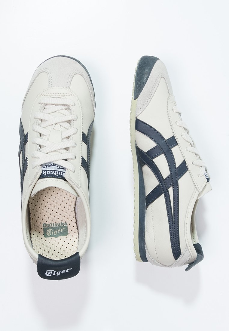 Onitsuka Tiger Mexico 66 Sneakers Laag Birch Navy Creme Zalando Nl