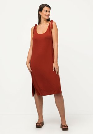 Jersey dress - brown