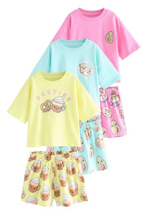 REGULAR FIT - 3 PACK SET - Nachtwäsche Set - pink blue