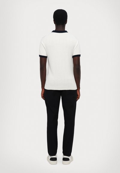 Ron Dorff TENNIS VERTICAL LINES - Polo - off white