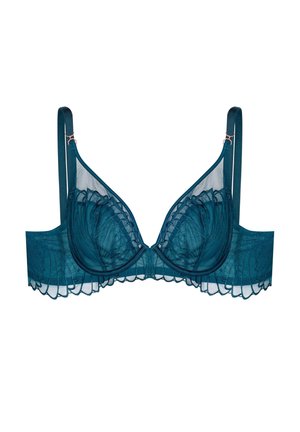 ESOTIQ NUGAT - Underwired bra - Teal Green
