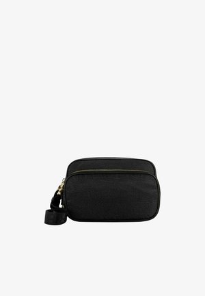 Borbonese, BORBONESE BORSA A TRACOLLA DARK BLACK DONNA - 91010005-I15-Y66 - Schoudertas - nero