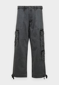 Abercrombie & Fitch ULTRA BAGGY UTILITY - Cargo trousers - dark shadow