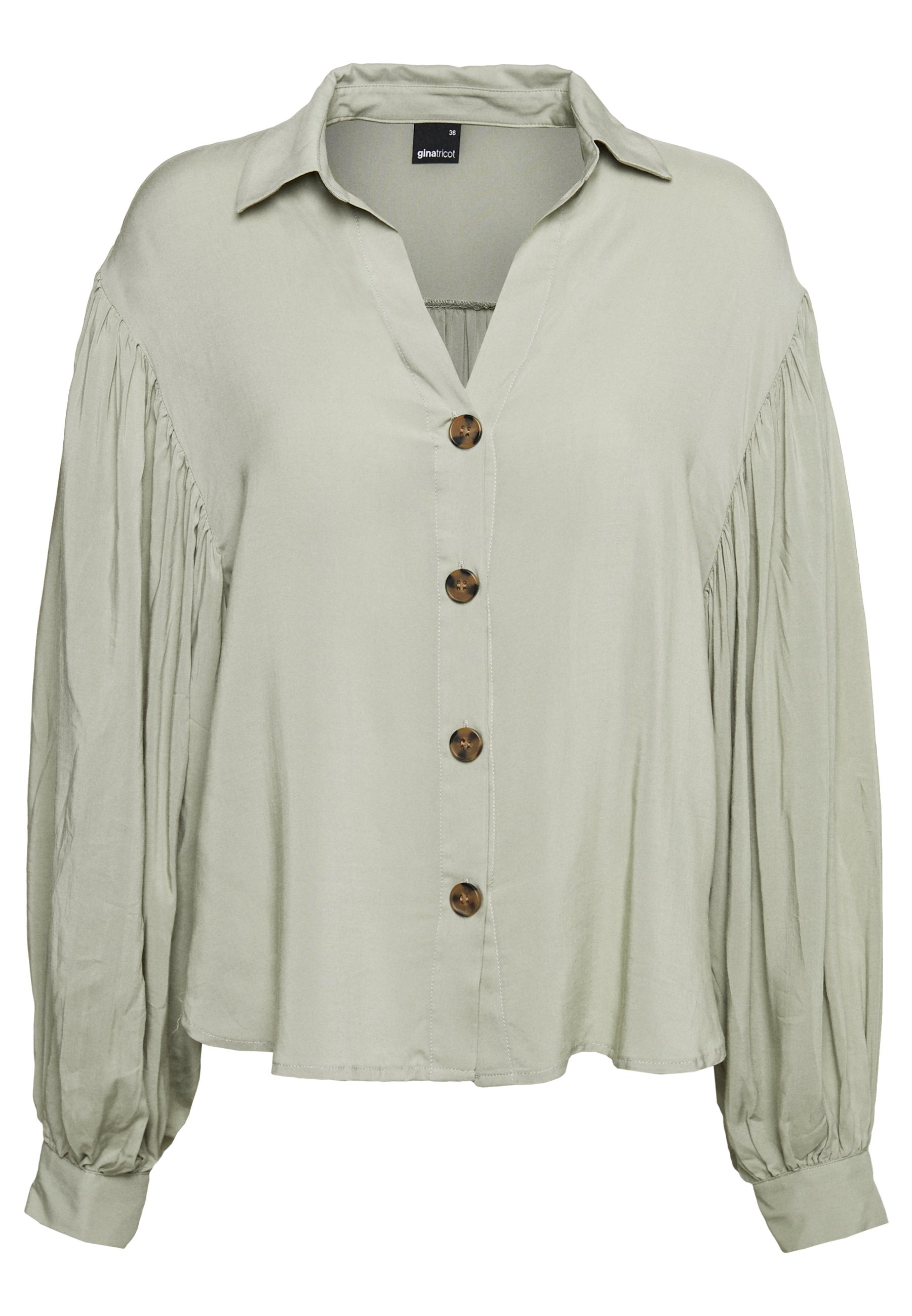 Gina Tricot MIRABELLE Skjorte seagrass Zalando.no Gina Tricot MIRABELLE - Skjorte - seagrass