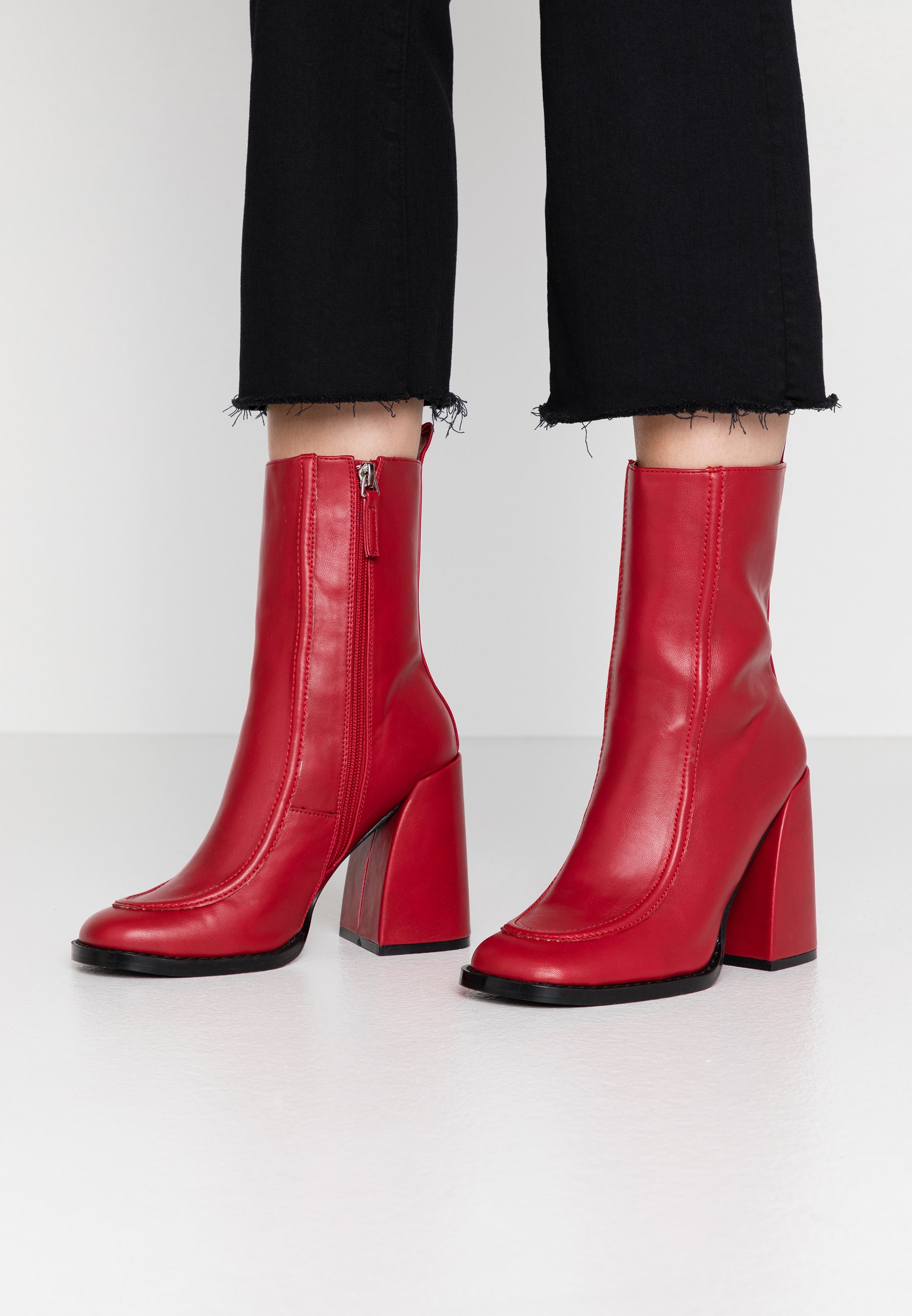 Koi Footwear VEGAN Enkellaarsjes met hoge hak redRood Koi Footwear VEGAN Enkellaarsjes met hoge hak redRood