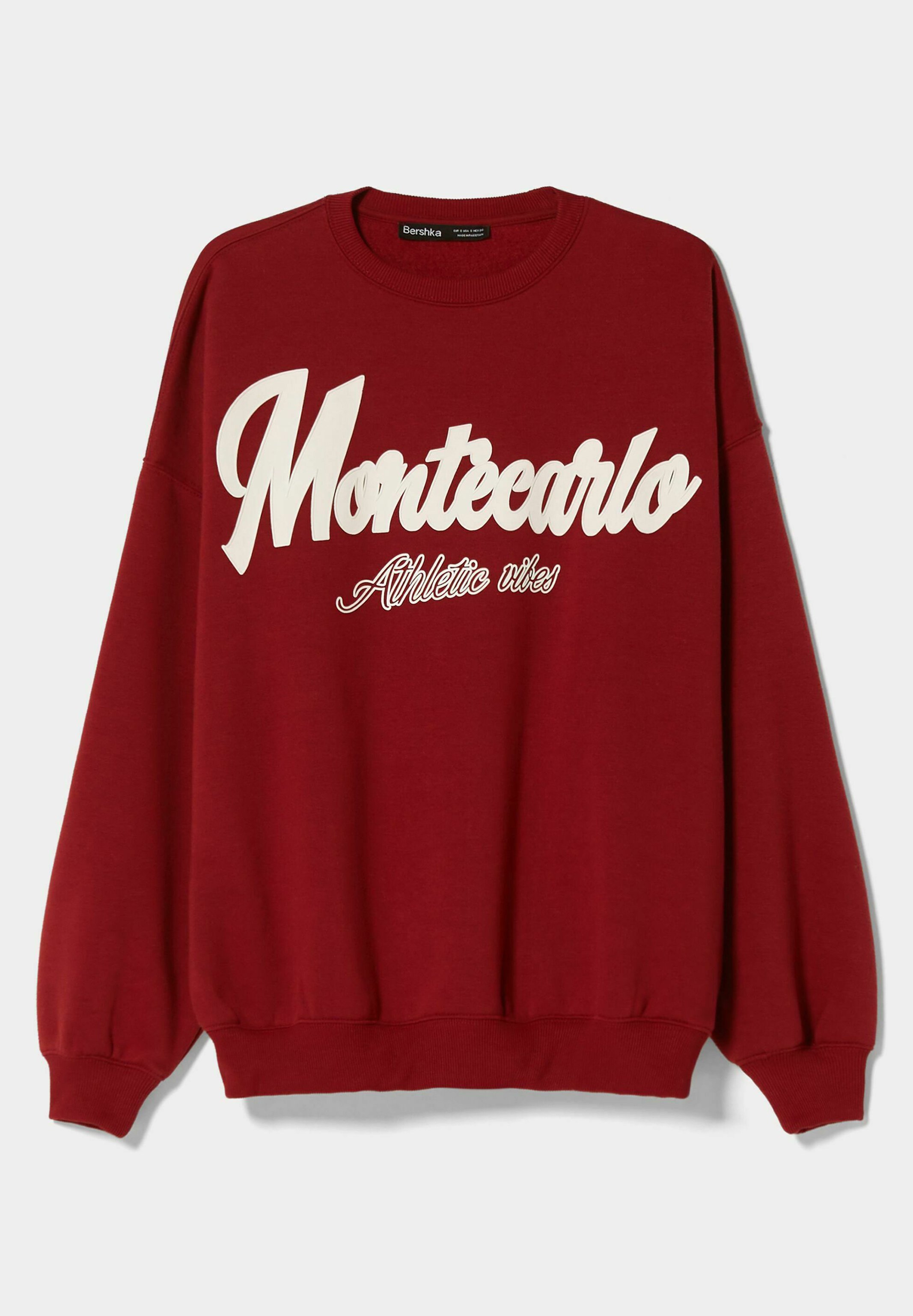 Dark red sweatshirt