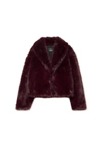 Winterjacke - mottled dark purple