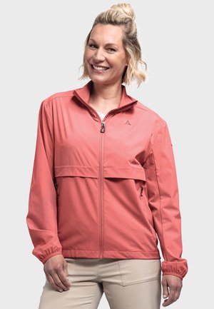 Schöffel GRAZ L - Waterproof jacket - rosa