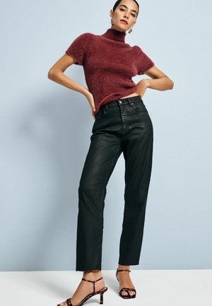 Next STRAIGHT - Egyenes szárú farmer - black coated