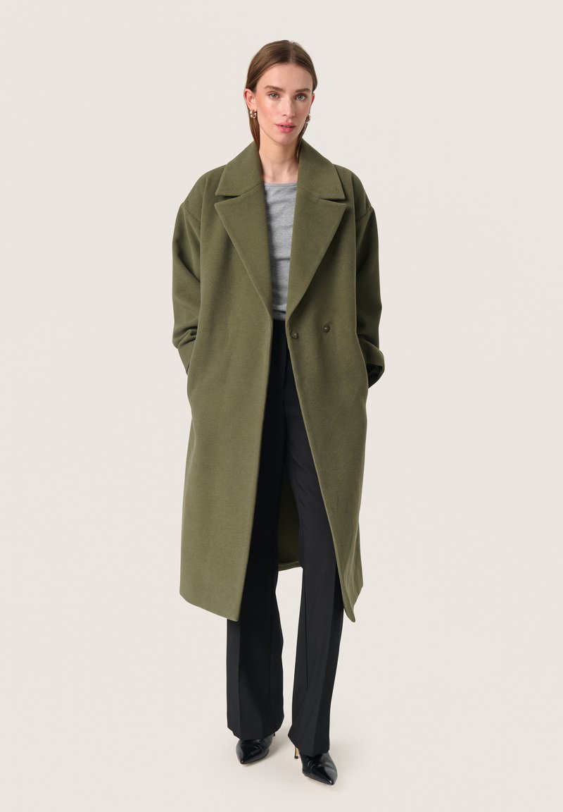 Soaked in Luxury RUBIE BELTED  - Cappotto classico - grape leaf