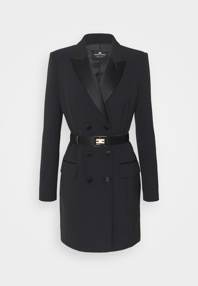 WOMEN'S DRESS WITH BELT - Etuikleid - black