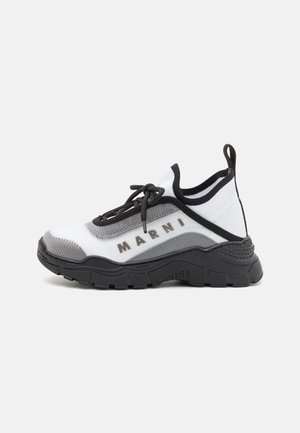 UNISEX - Korkeavartiset tennarit - white/black