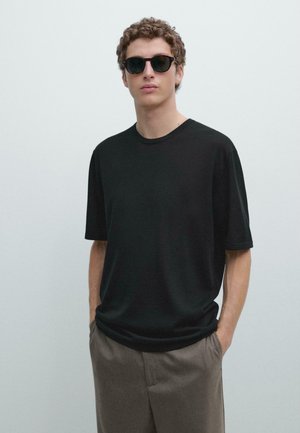 SHORT SLEEVE - Basic T-shirt - black