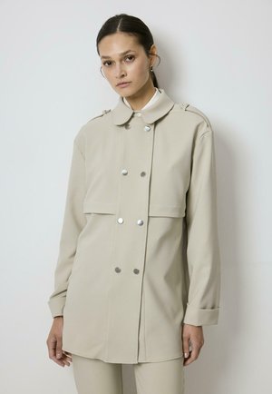 WITH EPAULETTES AND SNAPS - Blusa - stone