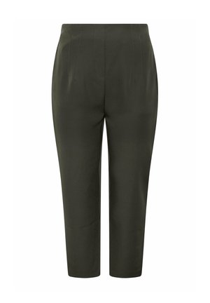 Yours Clothing, PLUS SIZE SMART TROUSERS - Broek - chocolate