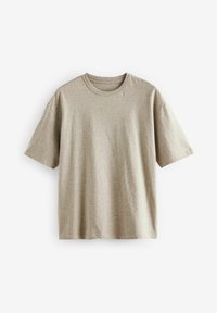 Next SHORT SLEEVE WAFFLE SET - REGULAR FIT - Nachtwäsche Set - stone neutral black