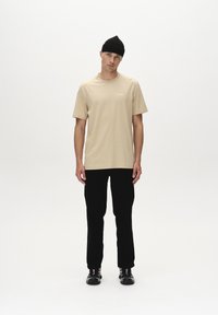 Gabba DUNE LOGO SS - Triko s potiskem - light sand